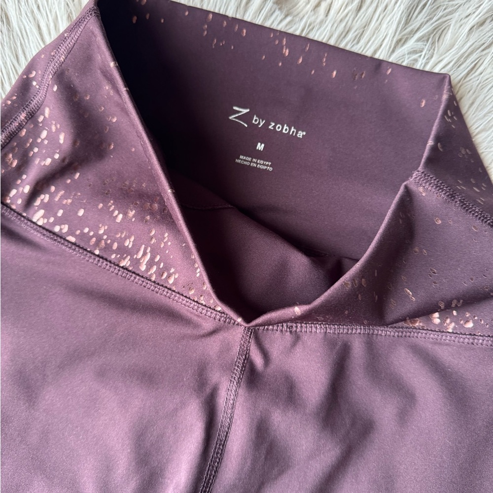 Z by Zobha Women's Purple Leggings